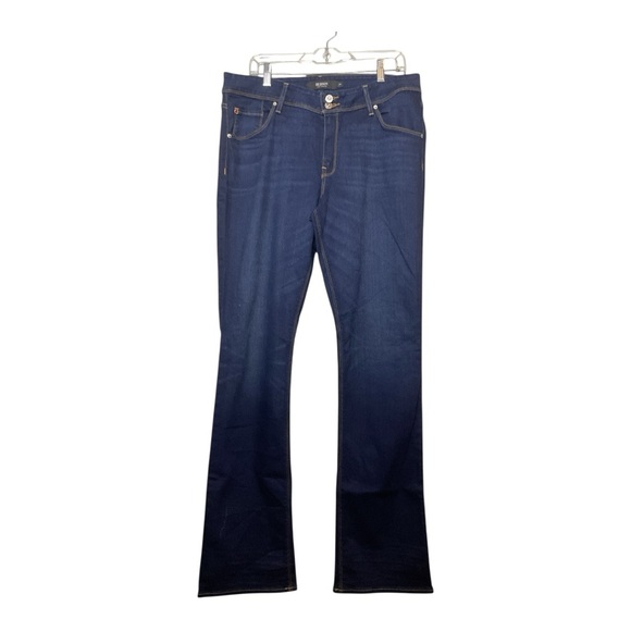 Womens NWOT Hudson dark wash flare jeans, size 34 - Picture 1 of 4
